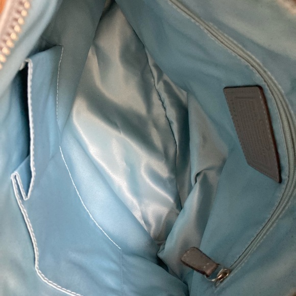 Coach Grey Leather Hobo Bag - Picture 14 of 16